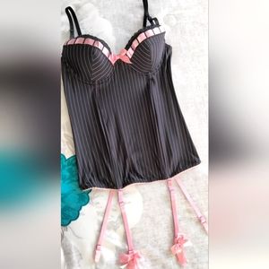 Nature Intimates Black Corset 🖤🎀